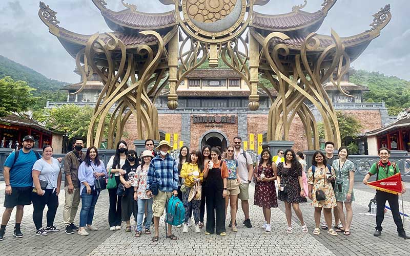 Golden Bridge and Ba Na Hills Daily Ingroup Tour Standard With Buffet ba na hills tour